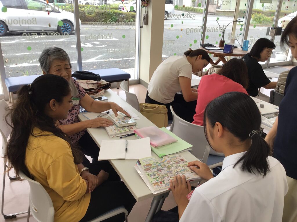 日本語サロンの様子